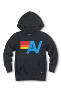 KIDS LOGO PULLOVER HOODIE - CHARCOAL
