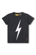 KIDS BOLT TEE - CHARCOAL