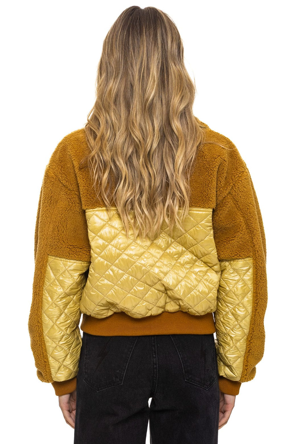 TEDDY FULL ZIP JACKET - HONEY