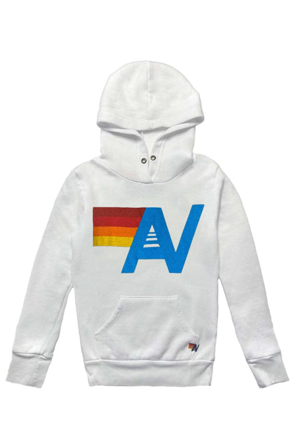 KIDS LOGO PULLOVER HOODIE - WHITE