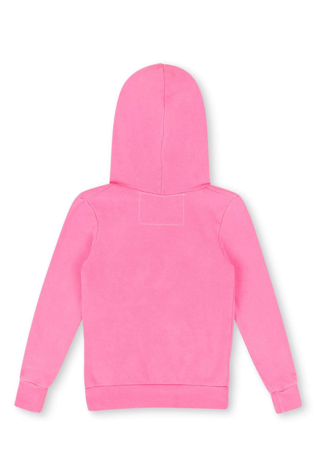 KIDS LOGO PULLOVER HOODIE - NEON PINK