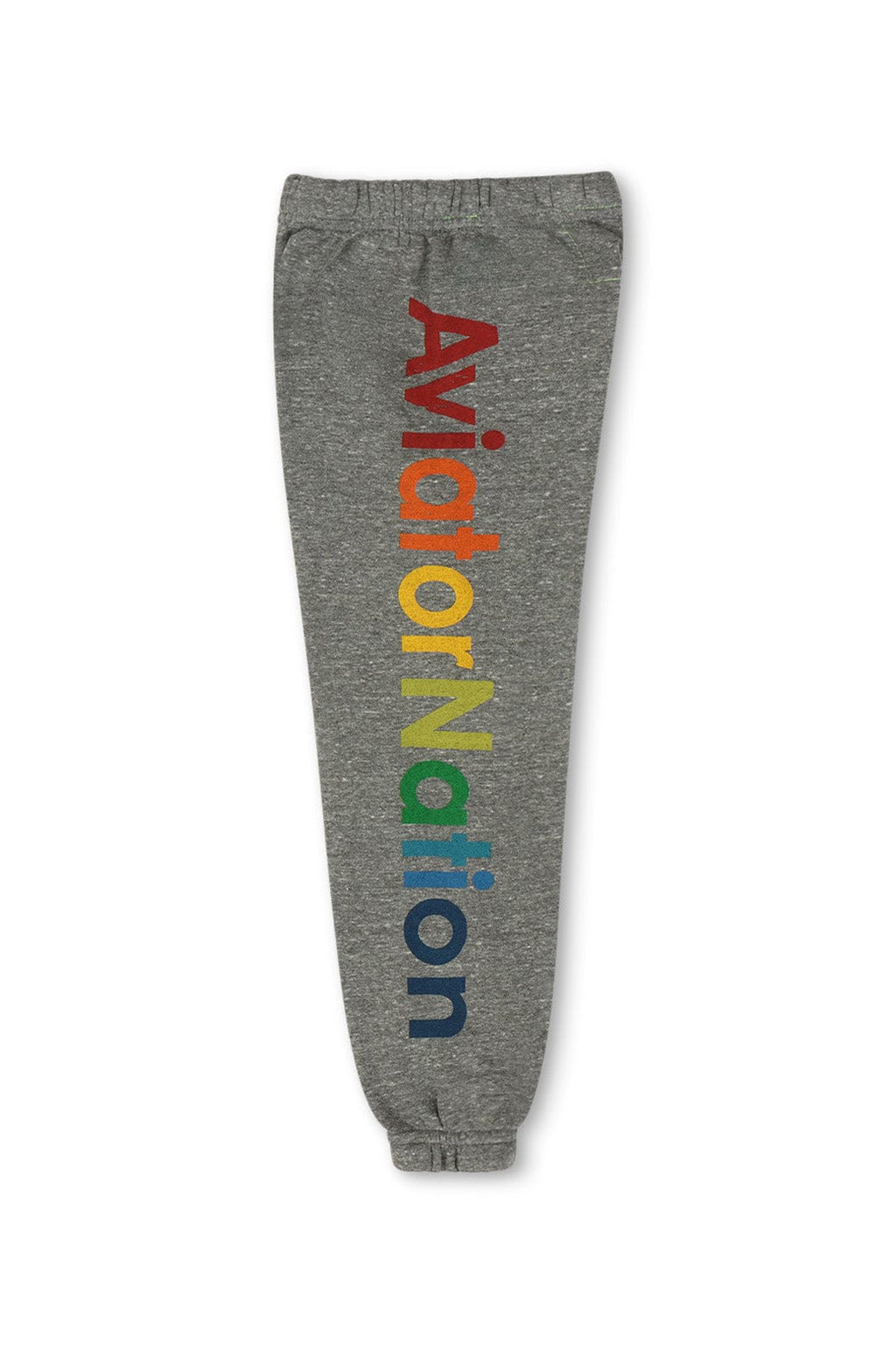 KIDS AVIATOR NATION VENICE SWEATPANTS - HEATHER GREY