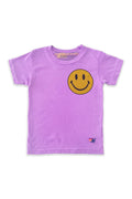 KIDS SMILEY 2 TEE - NEON PURPLE