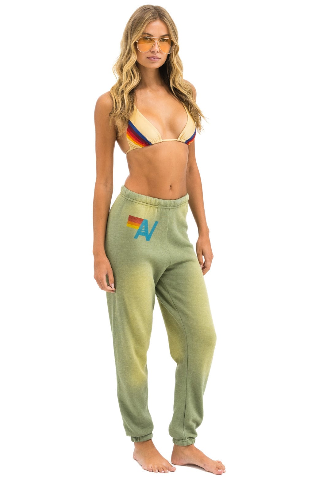 VINTAGE LOGO SWEATPANTS - FADED ARMY