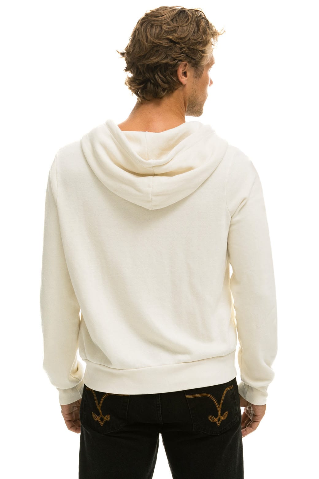 DISCO ZIP HOODIE - VINTAGE WHITE