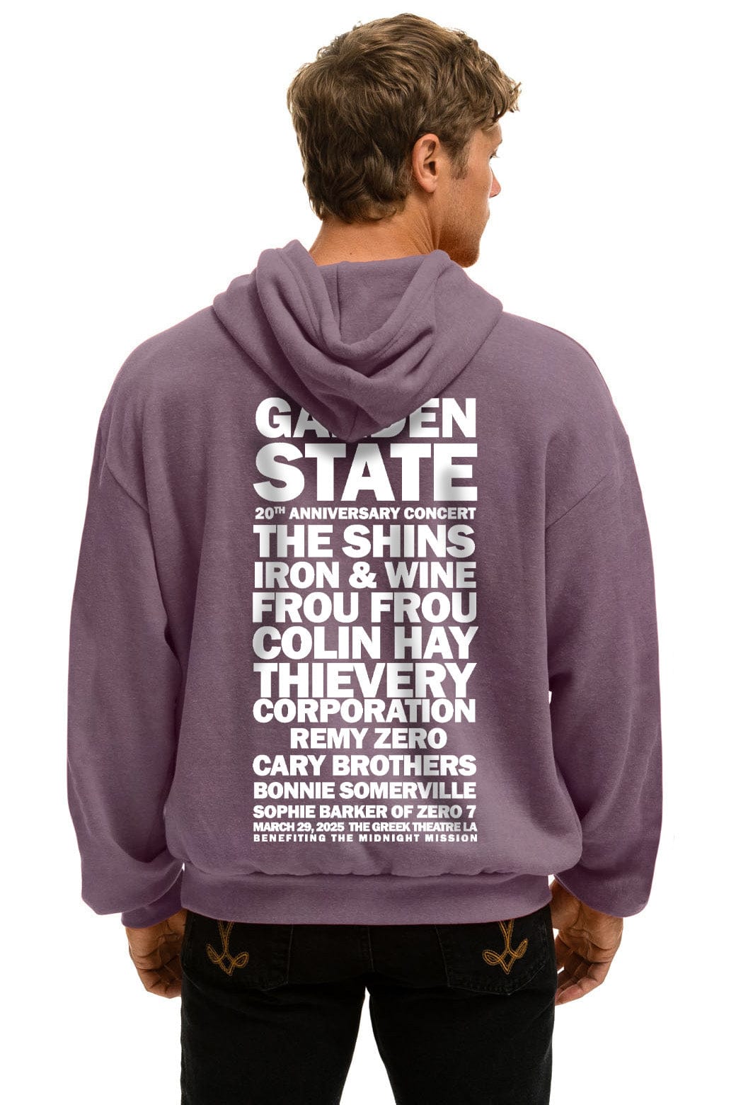 GARDEN STATE CONCERT PULLOVER HOODIE RELAXED - MOCHA