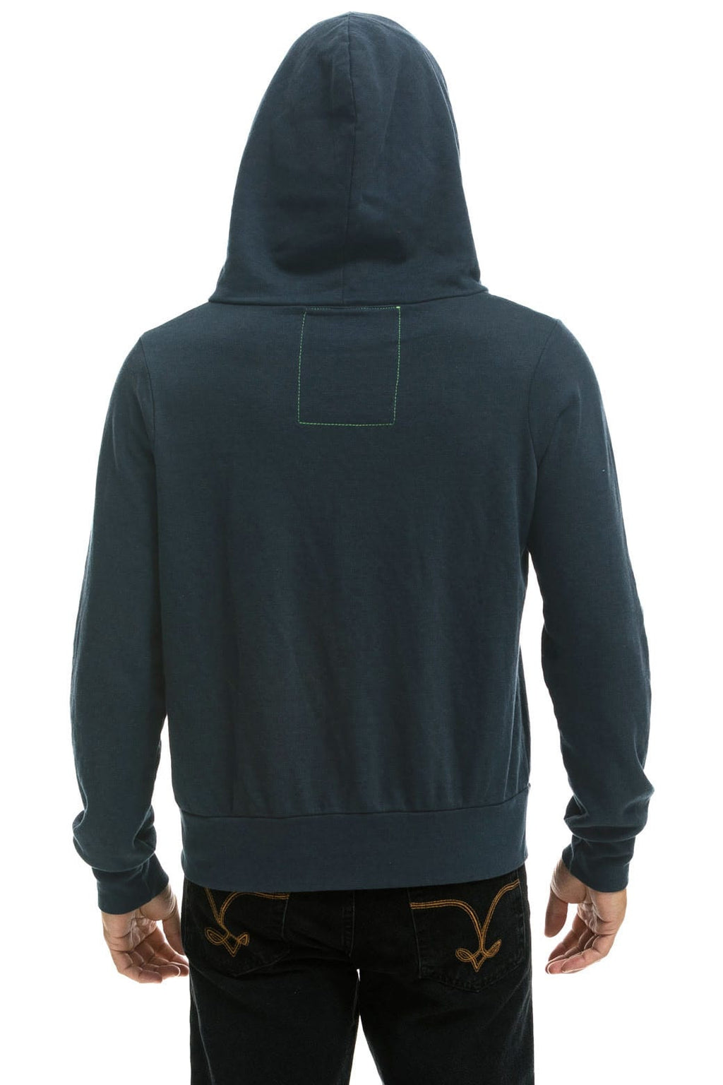 5 STRIPE HOODIE - CHARCOAL PINK PURPLE
