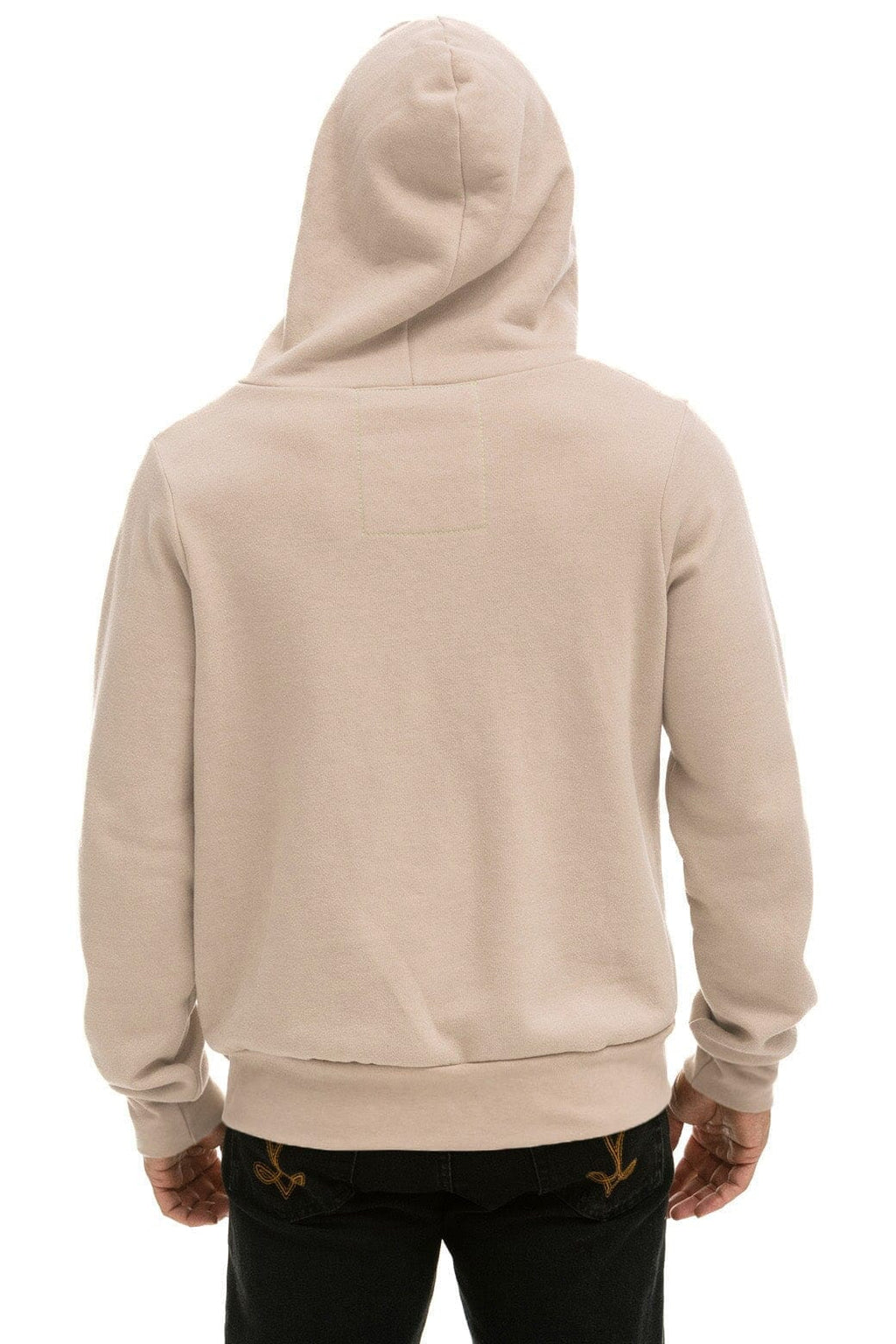 5 STRIPE HOODIE - SAND