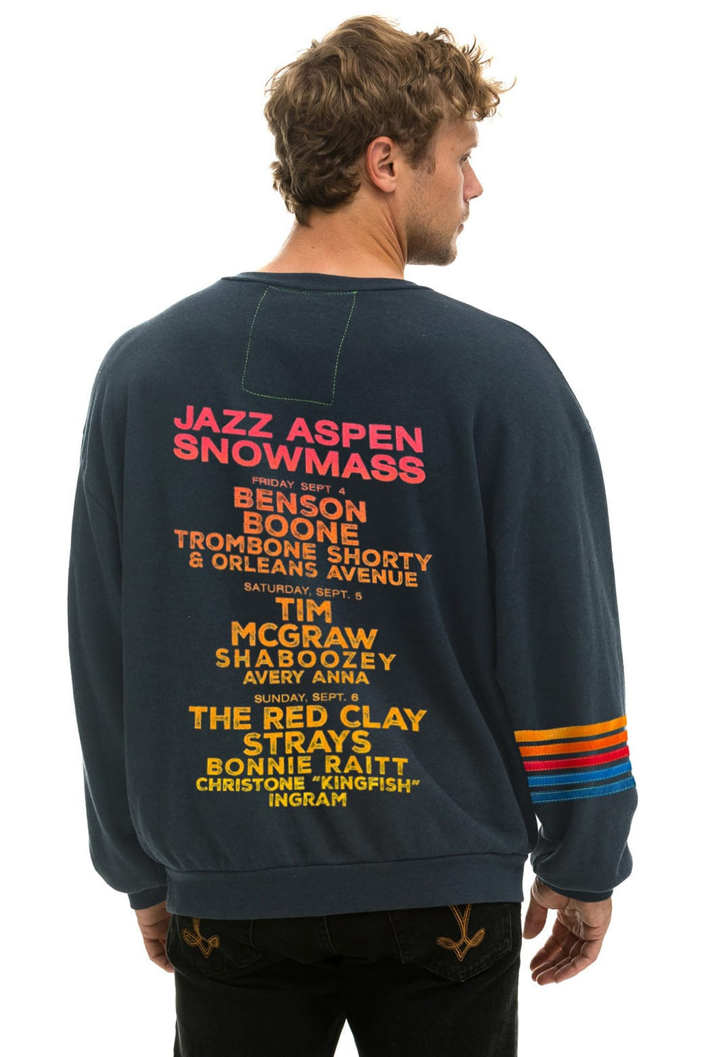 JAZZ ASPEN SNOWMASS 2026 CREW SWEATSHIRT RELAXED - CHARCOAL