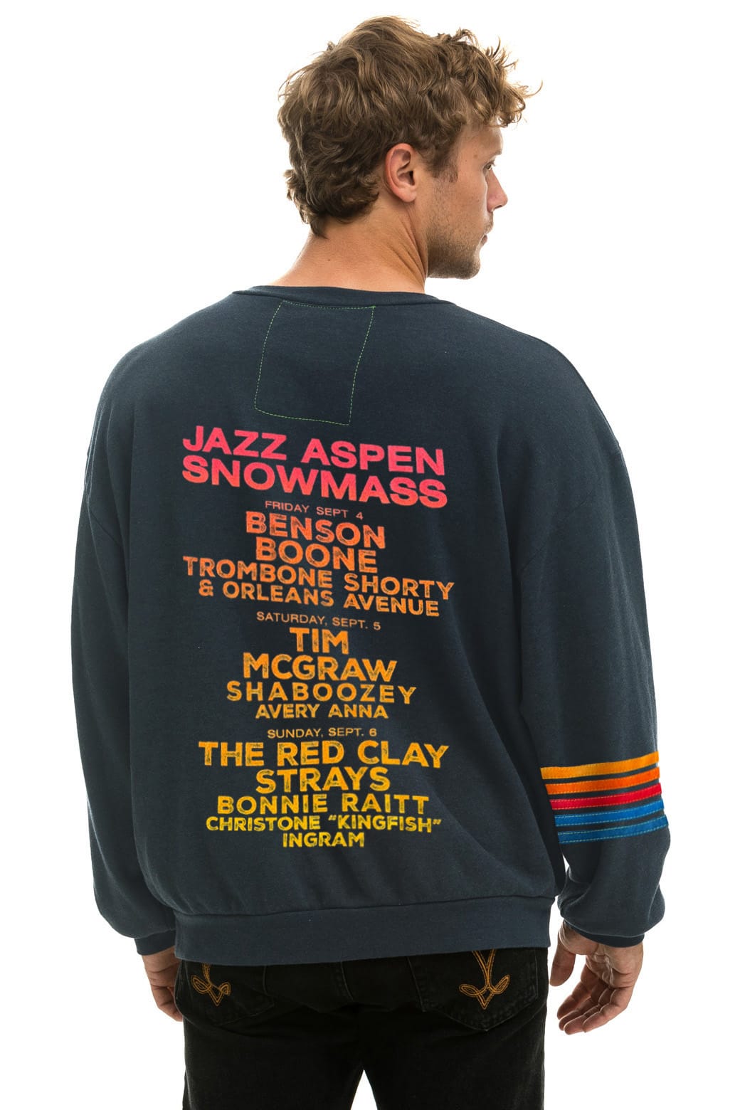 JAZZ ASPEN SNOWMASS 2026 CREW SWEATSHIRT RELAXED - CHARCOAL