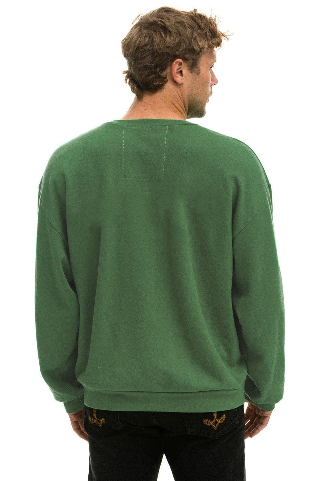 LOGO RELAXED CREW SWEATSHIRT - PALM