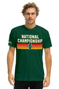 UNIVERSITY OF MIAMI CFP 2026 CREW TEE SHIRT - MIAMI GREEN