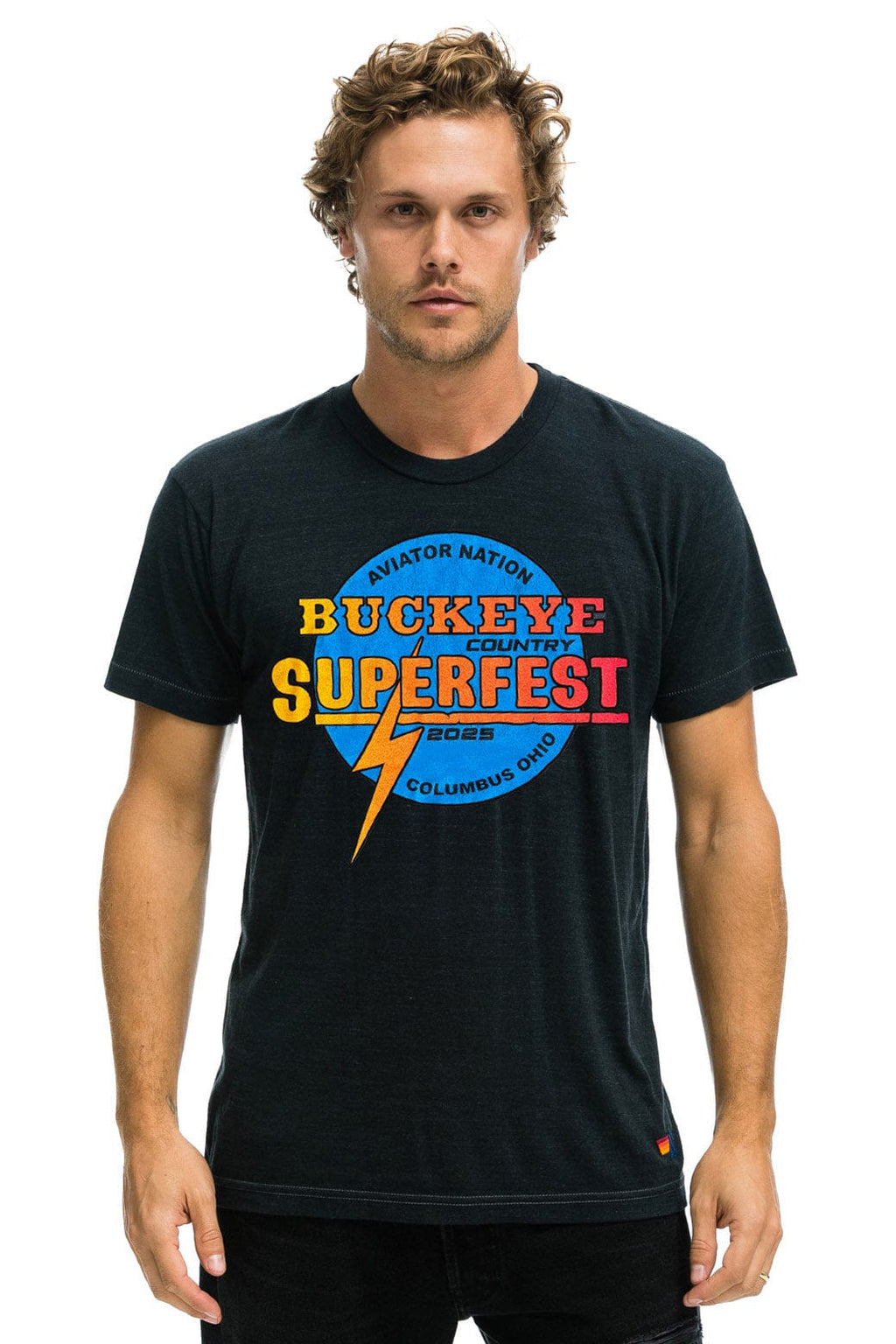 BUCKEYE FEST 2025 TEE - CHARCOAL