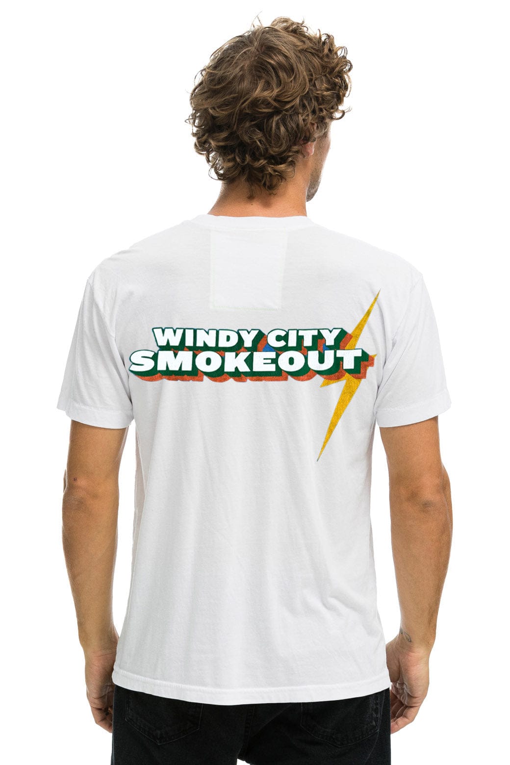 WINDY CITY SMOKEOUT 2025 CREW TEE SHIRT - WHITE
