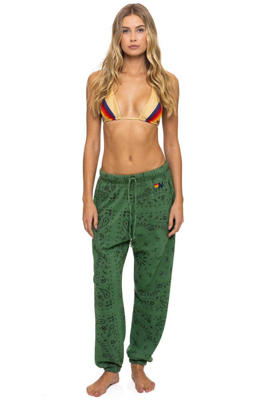 BANDANA SWEATPANTS - PALM