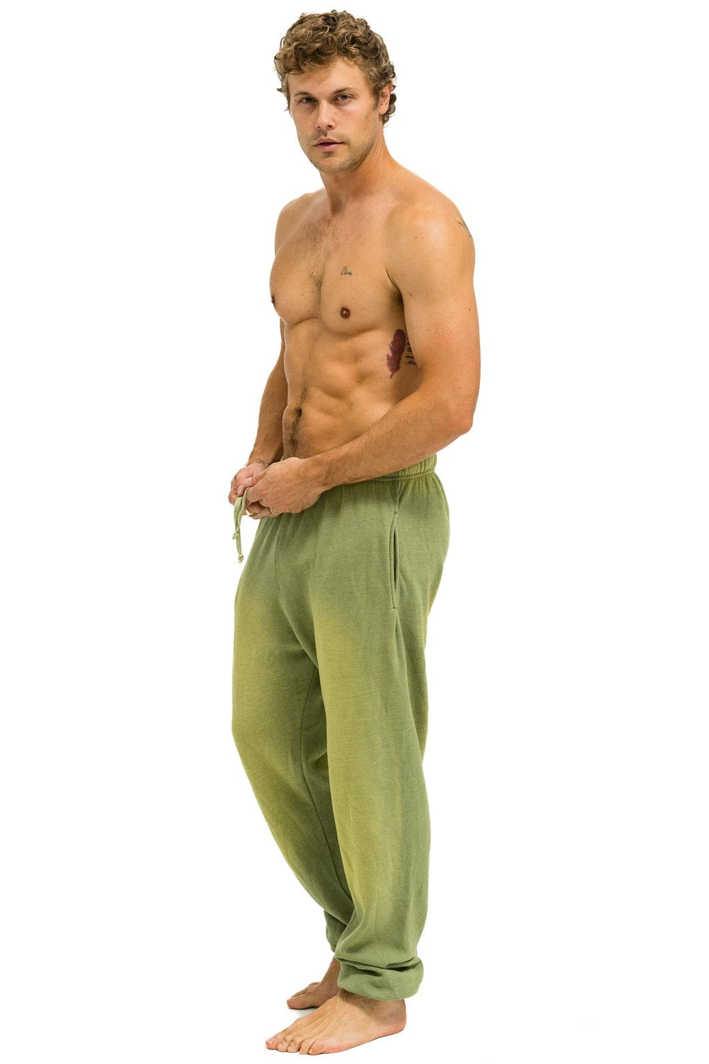 ESSENTIAL SWEATPANTS - FADED ARMY