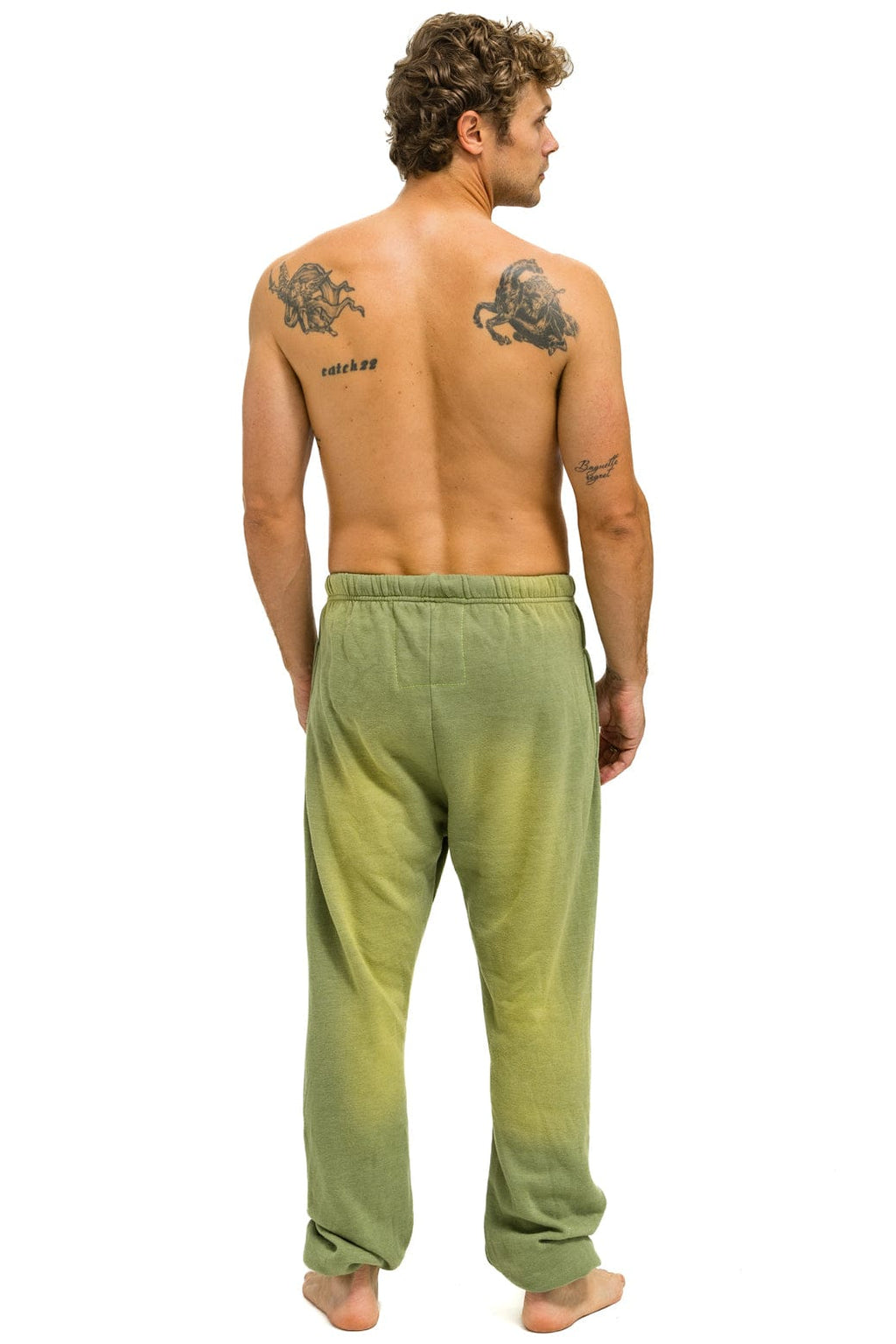 ESSENTIAL SWEATPANTS - FADED ARMY