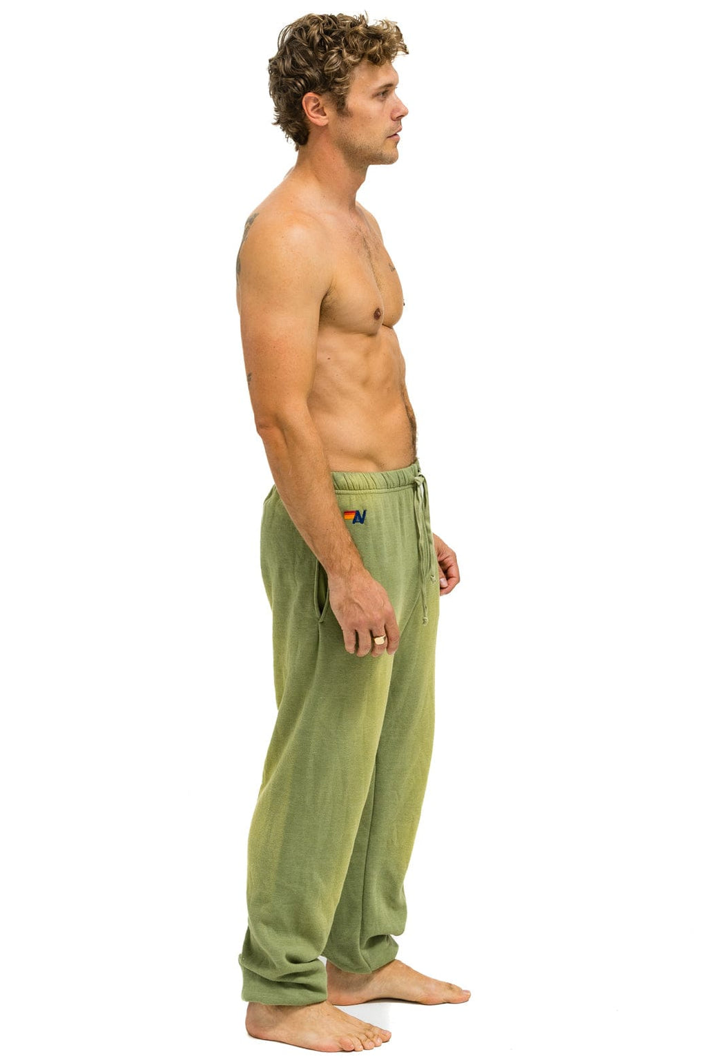 ESSENTIAL SWEATPANTS - FADED ARMY