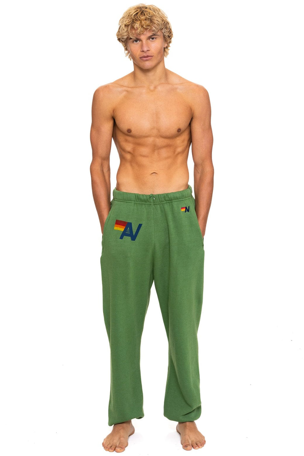 LOGO SWEATPANTS - PALM