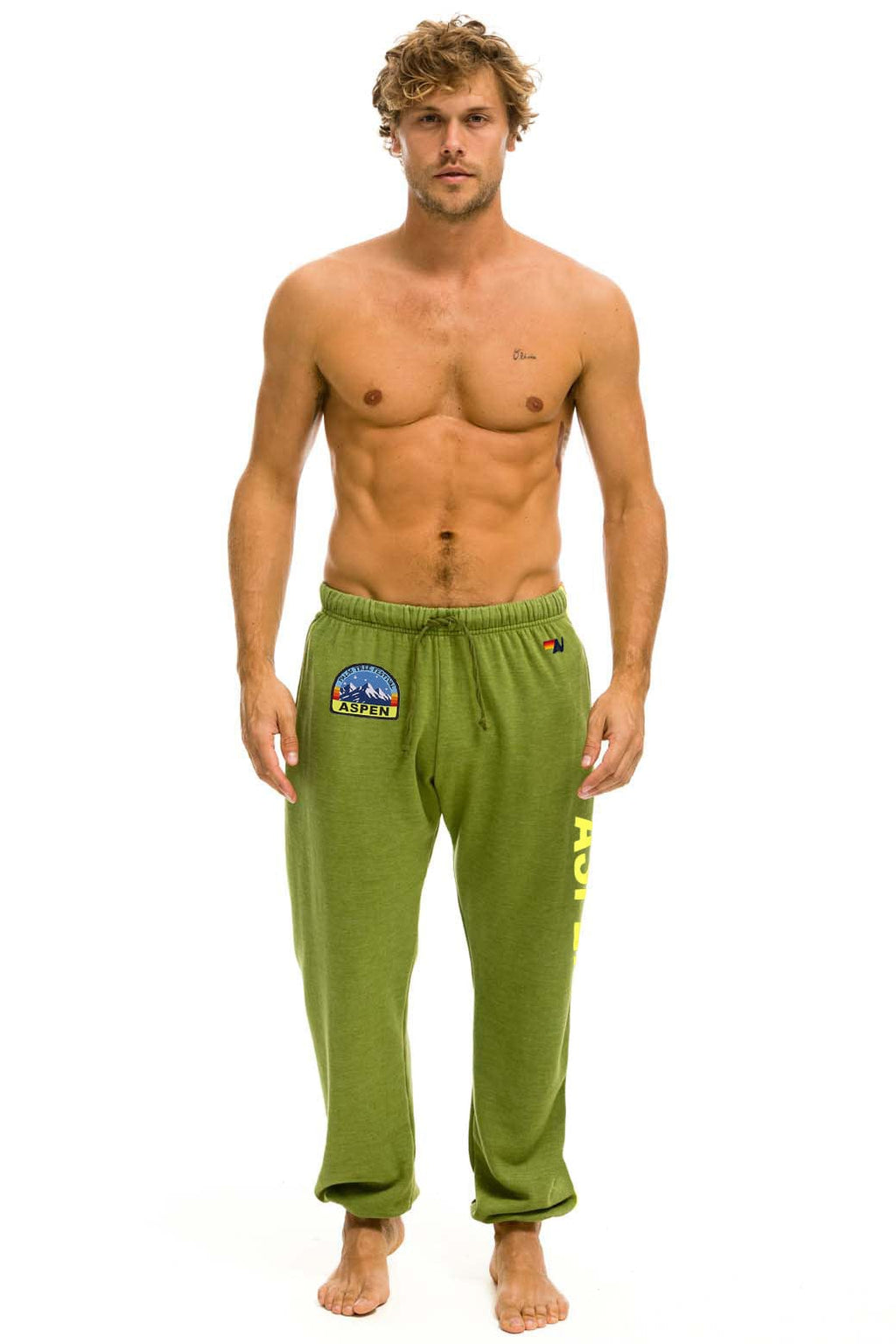 PALM TREE FEST ASPEN 2026 UNISEX POCKET SWEATPANTS - JUNGLE GREEN