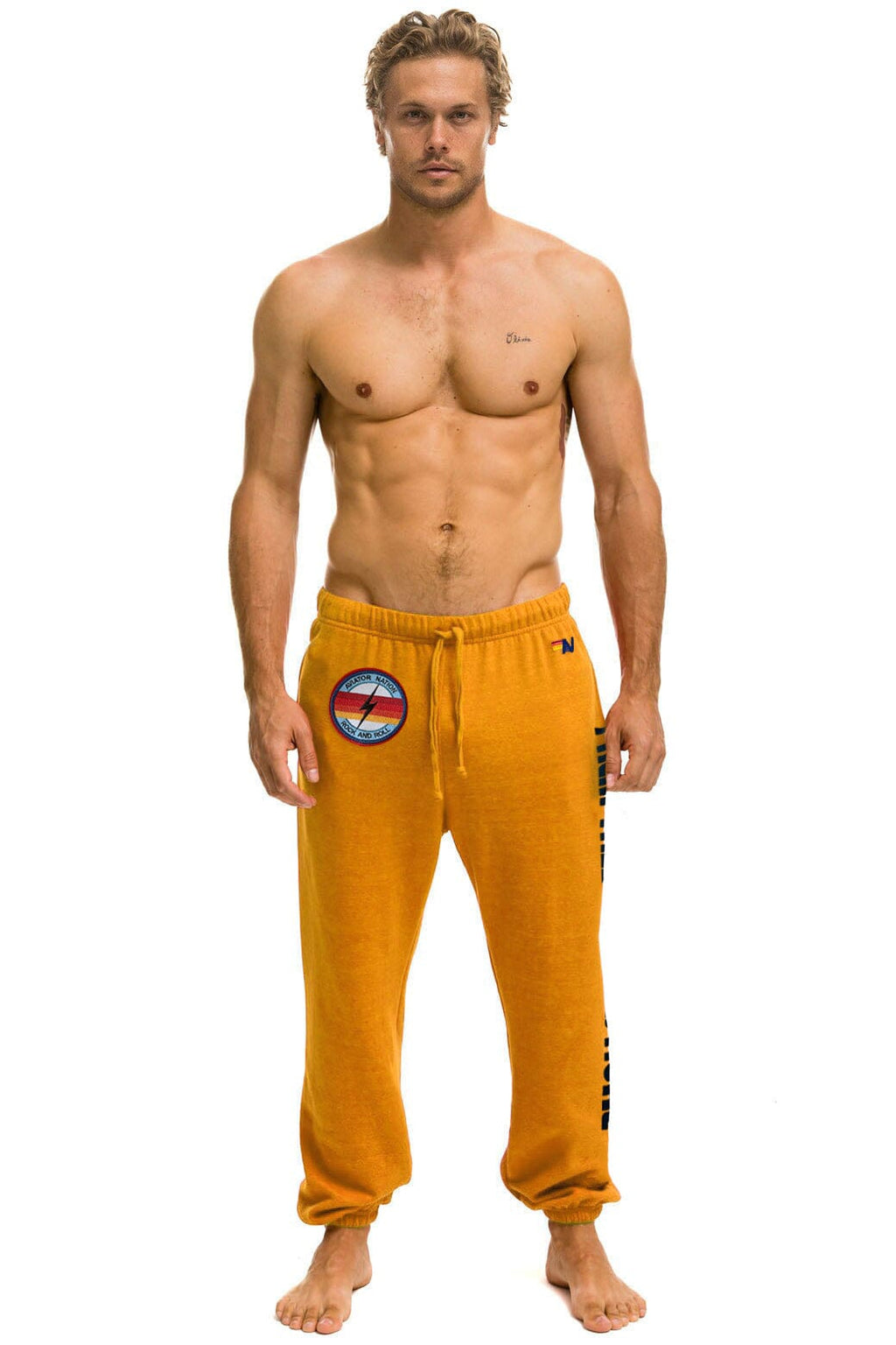 PALM TREE FESTIVAL MONTECITO 2025 UNISEX SWEATPANTS - GOLD