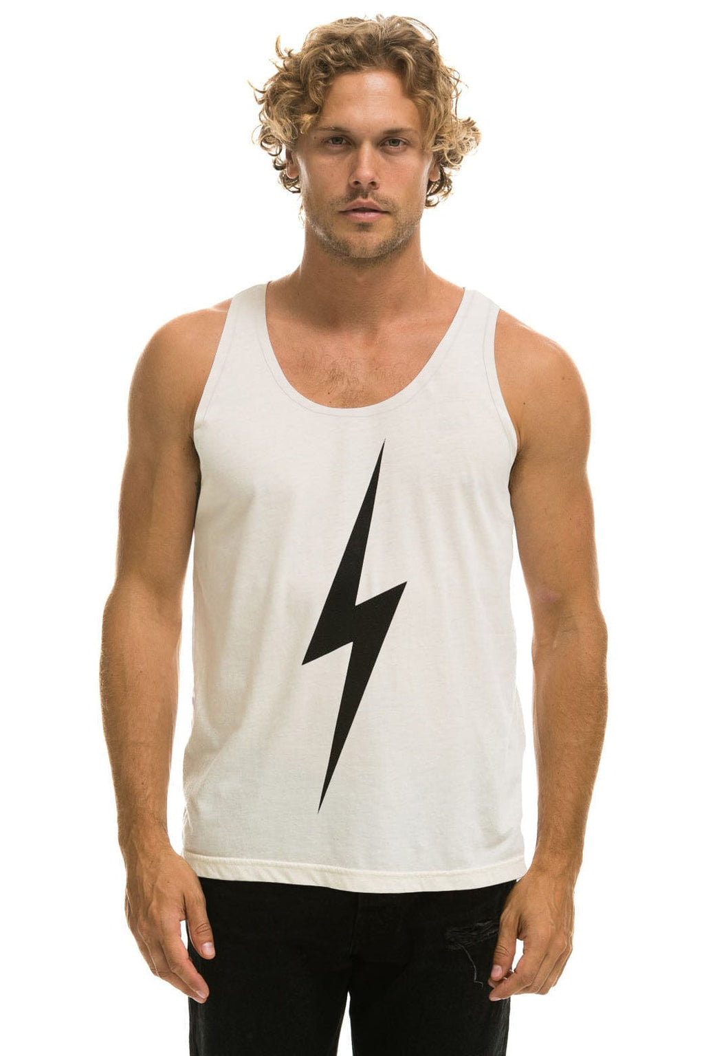 MENS BOLT TANK - VINTAGE WHITE