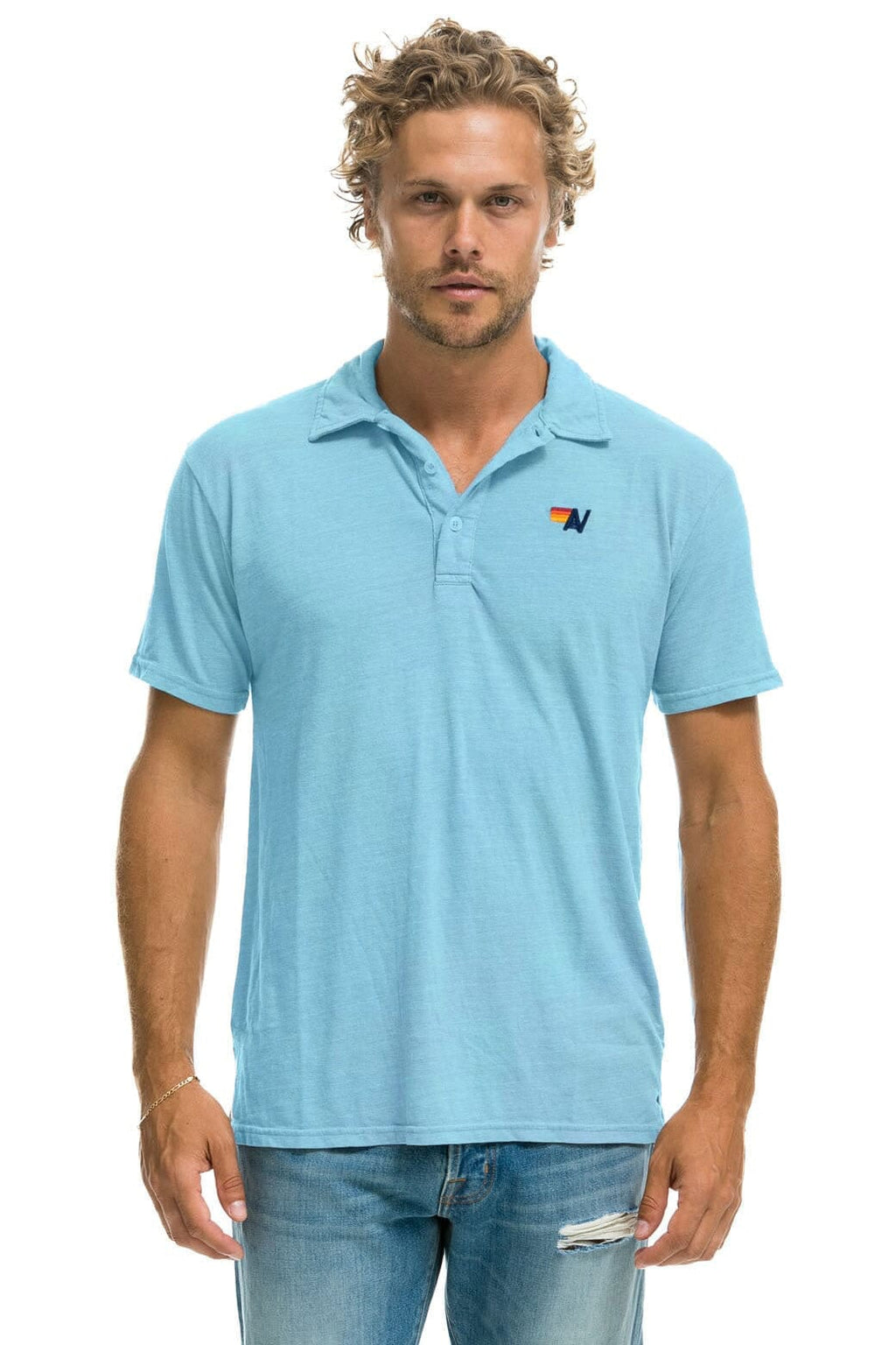 AVIATOR NATION POLO - AQUA