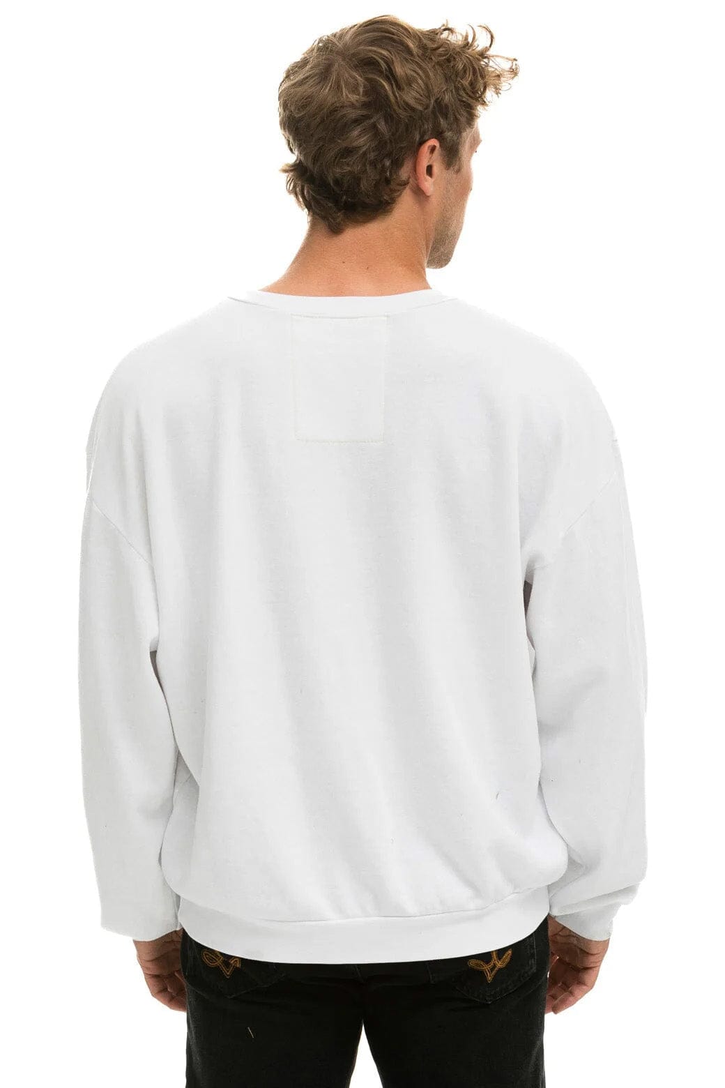 RELAXED SANTA TIGER SWEATSHIRT - WHITE