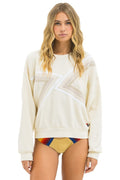 BLAZE RELAXED CREW SWEATSHIRT - VINTAGE WHITE VINTAGE WHITE