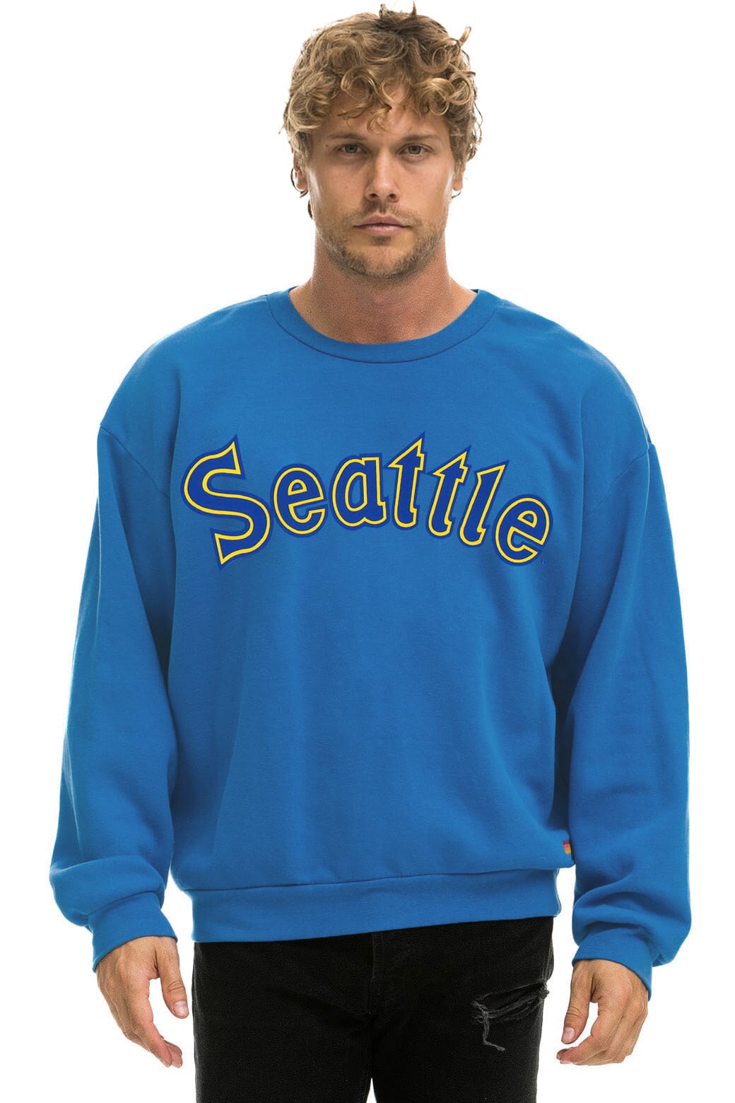 SEATTLE MARINERS 2026 RELAXED CREW SWEATSHIRT - COBALT