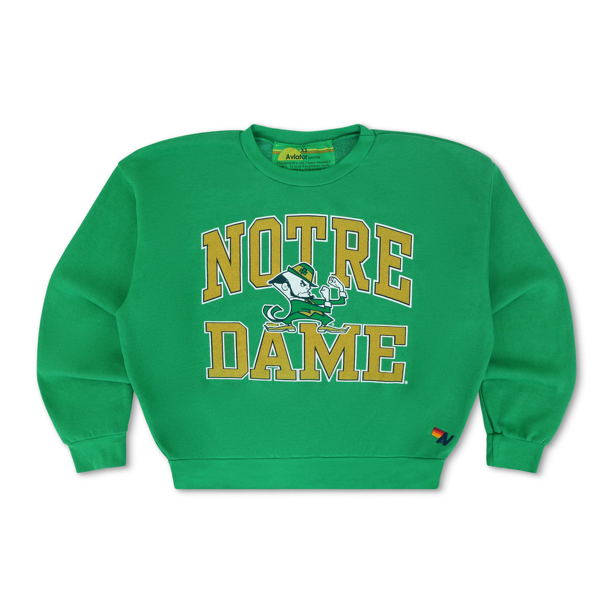 NOTRE DAME 2026 RELAXED CREW SWEATSHIRT - KELLY GREEN