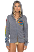 AVIATOR NATION VENICE HOODIE - HEATHER GREY