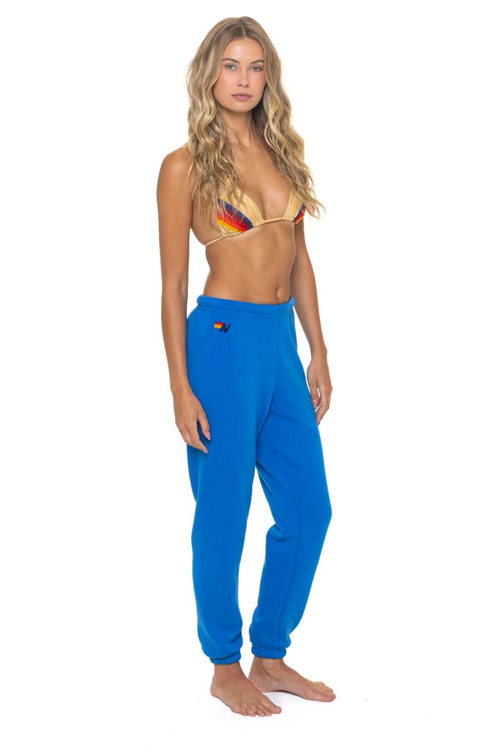 BOLT STITCH SWEATPANTS - OCEAN WHITE