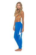 BOLT STITCH SWEATPANTS - OCEAN WHITE