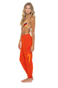 BOLT FADE SWEATPANTS - VINTAGE ORANGE RED YELLOW