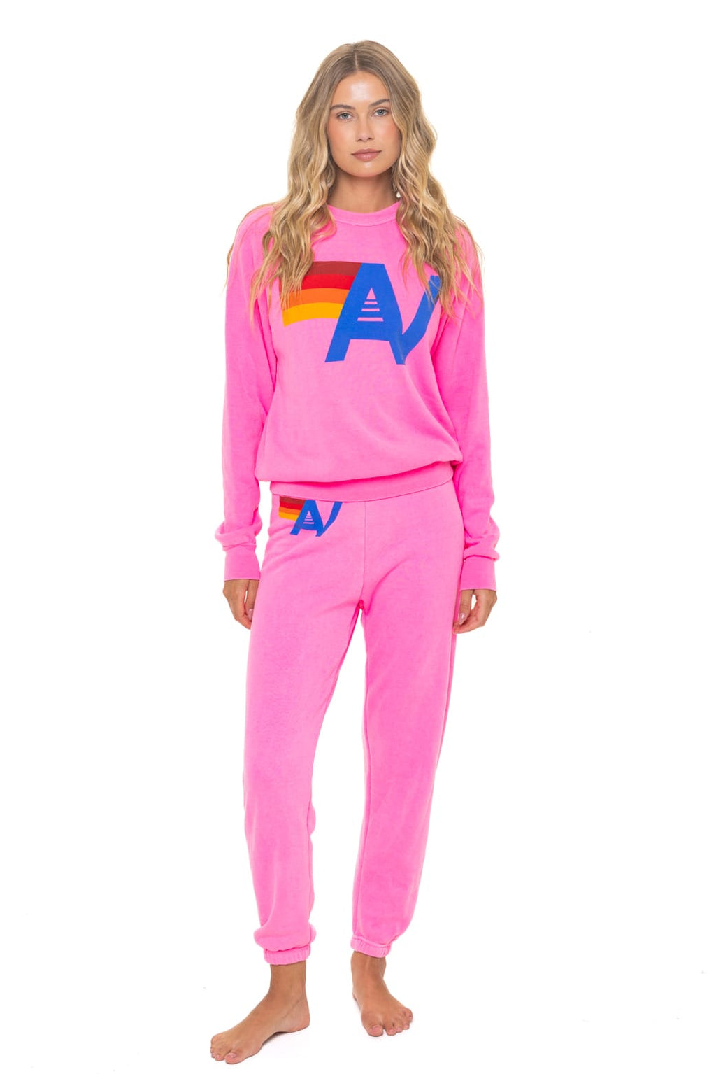 LOGO SWEATSHIRT - NEON PINK