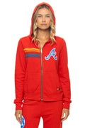 ATLANTA BRAVES 2026 ZIP HOODIE - RED