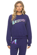 ARIZONA DIAMONDBACKS 2026 RELAXED CREW SWEATSHIRT - DEEP PURPLE