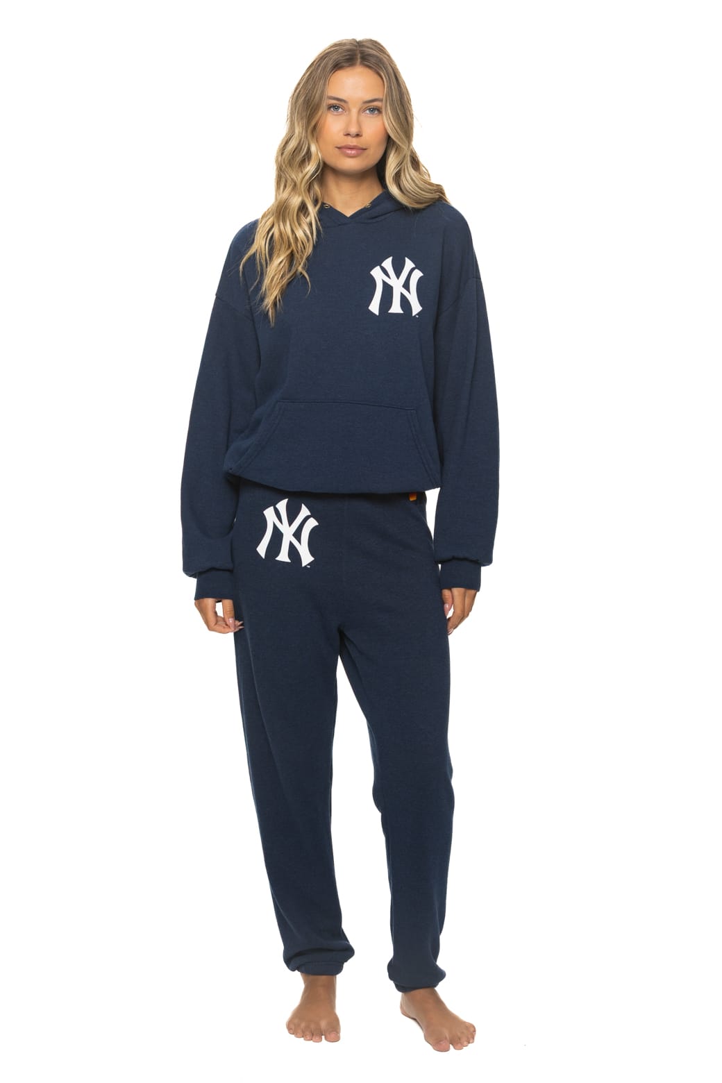 NEW YORK YANKEES 2026 RELAXED PULLOVER HOODIE - NAVY