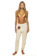 AVIATOR NATION VENICE SWEATPANTS - VINTAGE WHITE
