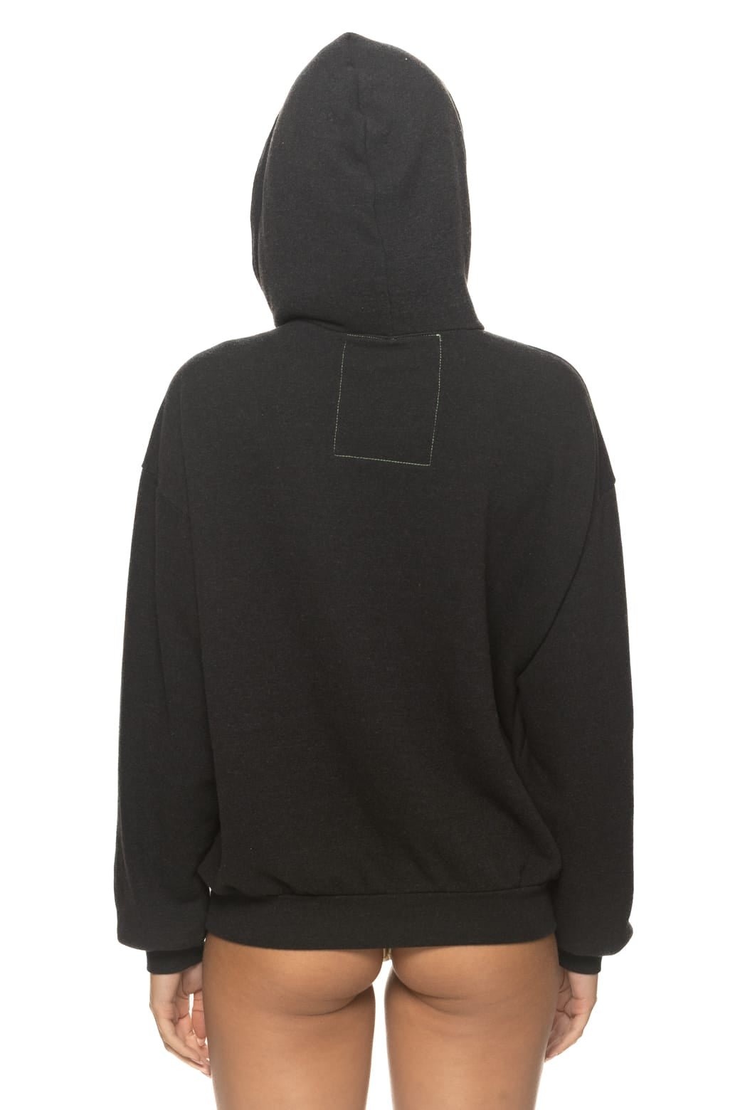 WAVE STRIPE 4 PULLOVER HOODIE RELAXED - BLACK CHARCOAL