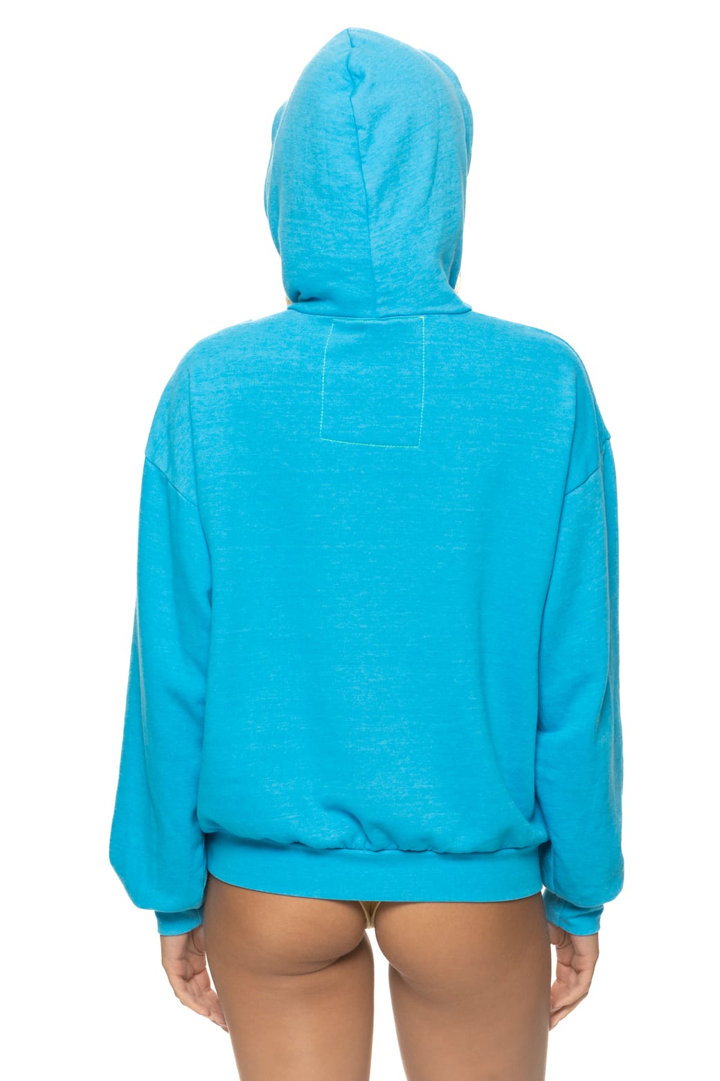 WAVE STRIPE 4 PULLOVER HOODIE RELAXED - NEON BLUE NEON BLUE