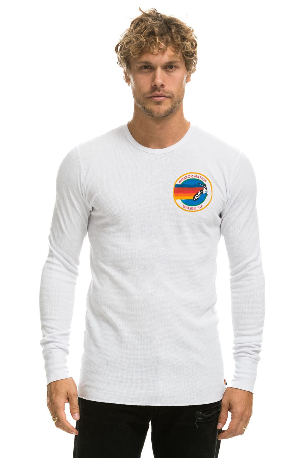 AVIATOR NATION MALIBU THERMAL - WHITE