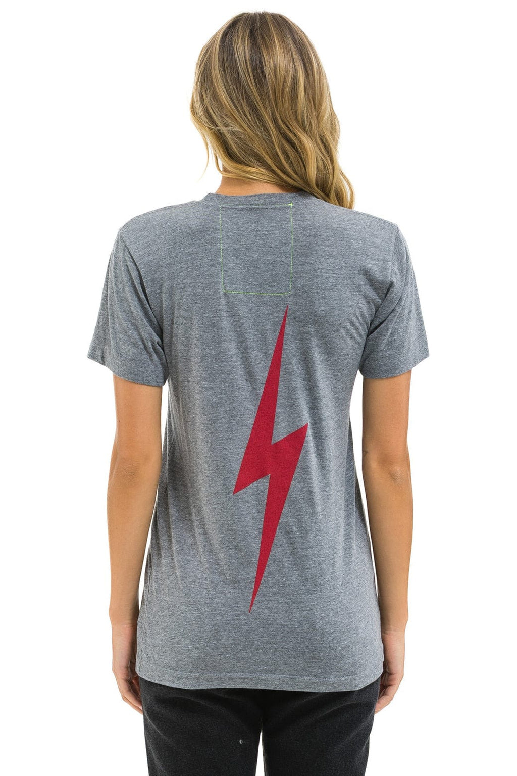 PHILLIES BOLT CREW TEE - HEATHER GREY