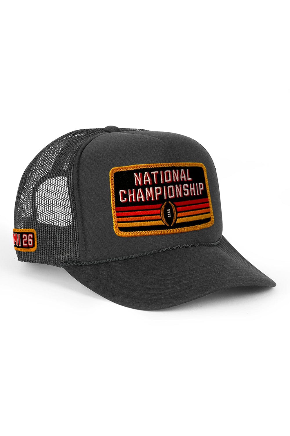 CFP NATIONAL CHAMPIONSHIP 2026 VINTAGE LOW RISE TRUCKER - BLACK