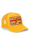 UNIVERSITY OF SOUTHERN CALIFORNIA FIGHT ON VINTAGE LOW RISE TRUCKER - GOLD