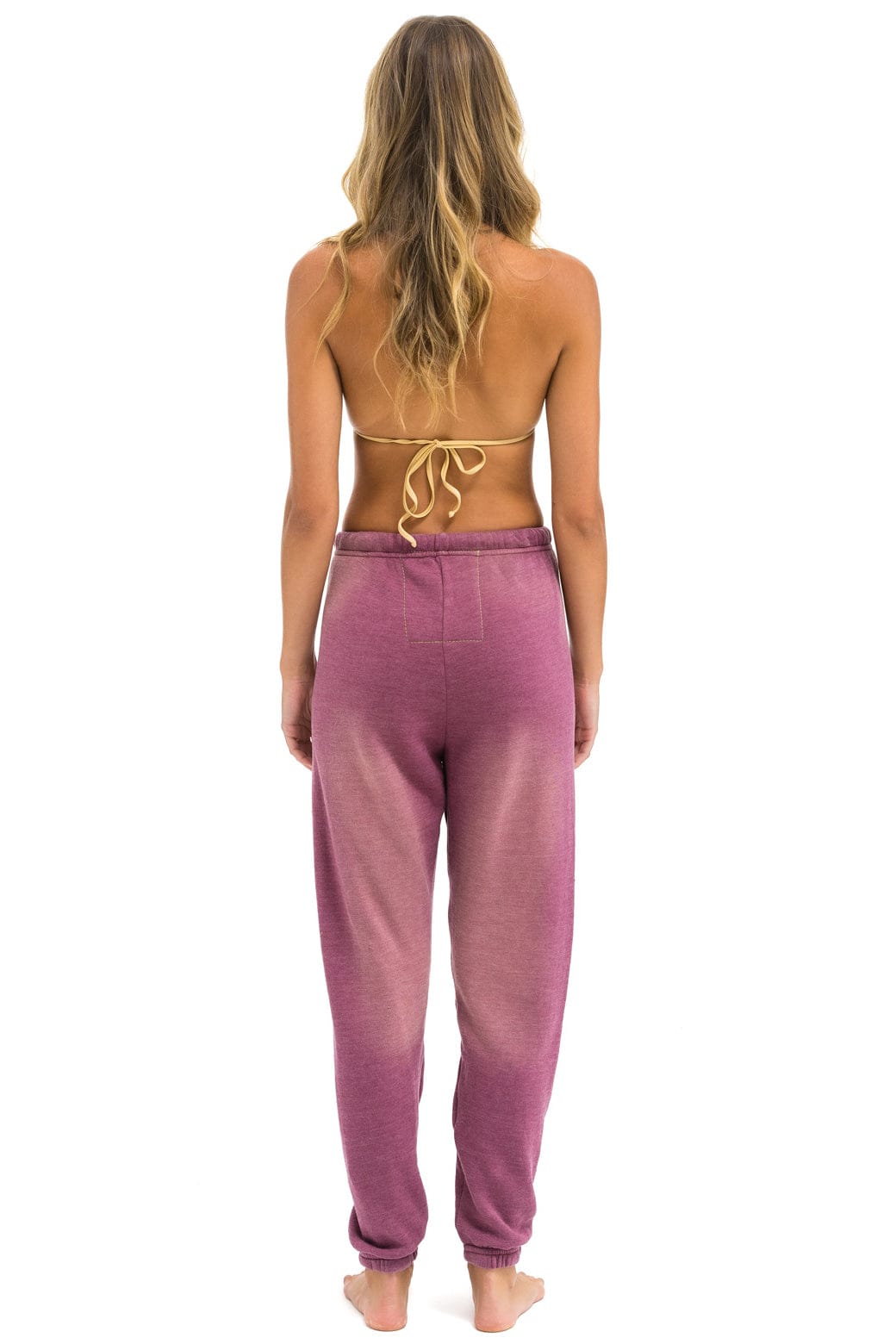VINTAGE LOGO SWEATPANTS - FADED BERRY