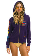 AVIATOR NATION VENICE HOODIE - DEEP PURPLE