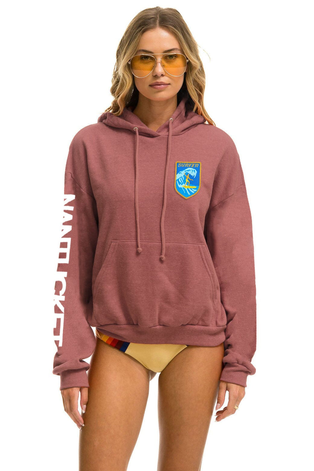 NANTUCKET 2025 PULLOVER RELAXED HOODIE - SALMON