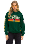 UNIVERSITY OF MIAMI CFP CHAMPIONS 2026 RELAXED PULLOVER HOODIE - MIAMI GREEN